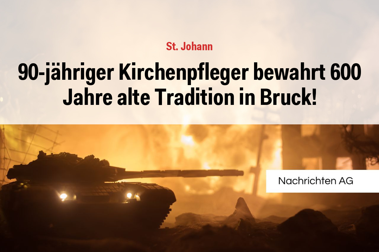 90-jähriger Kirchenpfleger bewahrt 600 Jahre alte Tradition in Bruck!